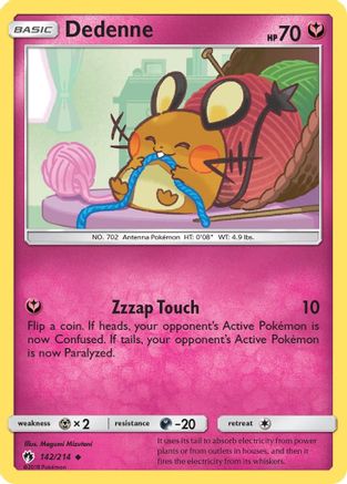 Dedenne (142) (142) 142 SM Lost Thunder - Uncommon