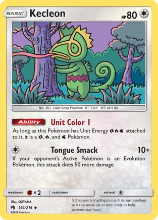 Kecleon (161) (161) 161 - Reverse Holofoil SM Lost Thunder - Uncommon