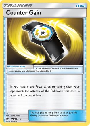 Counter Gain 170 - Reverse Holofoil SM Lost Thunder - Uncommon