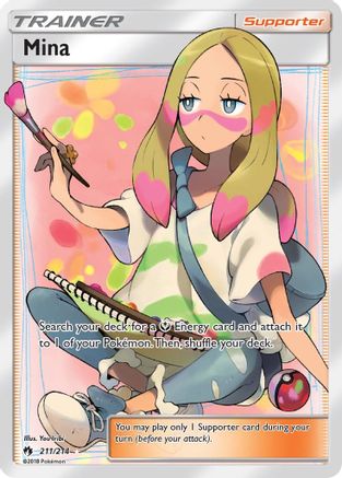 Mina (Full Art) - Holofoil SM Lost Thunder - Ultra Rare
