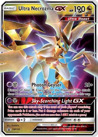 Ultra Necrozma GX - SM126 - Holofoil SM Promos - Promo