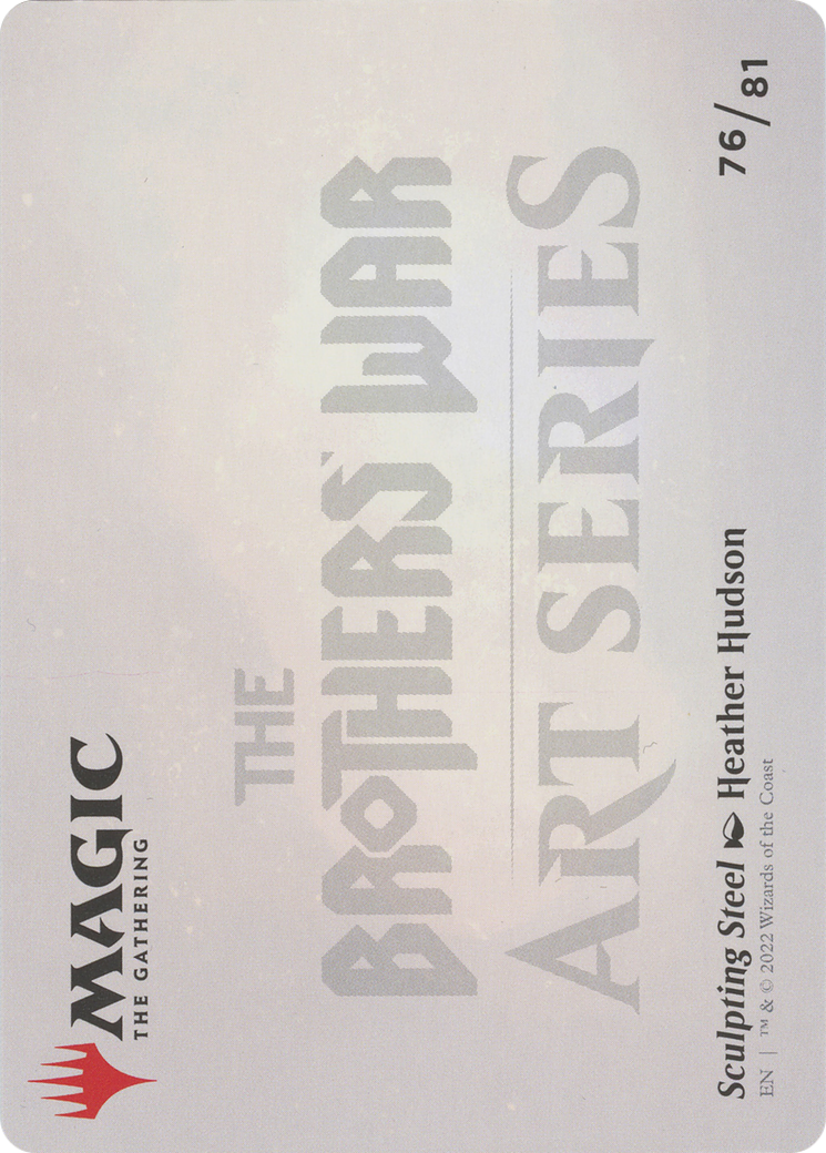 Sculpting Steel // Sculpting Steel (ABRO-076) - The Brothers' War Art Series (Borderless)