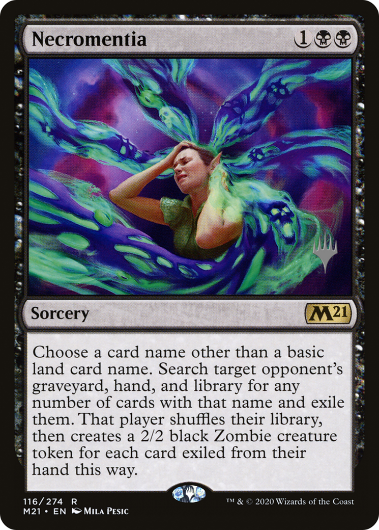 Necromentia (PPM21-116) - Core Set 2021 Promos
