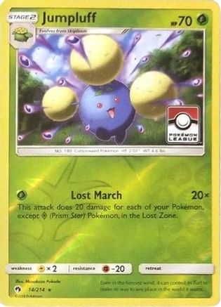Jumpluff (Pokemon League) 014/214 - Reverse Holofoil League & Championship Cards - Promo
