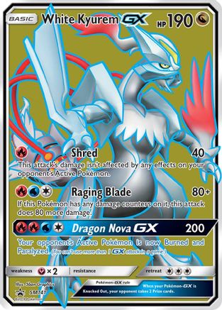 White Kyurem GX - SM141 - Holofoil SM Promos - Promo