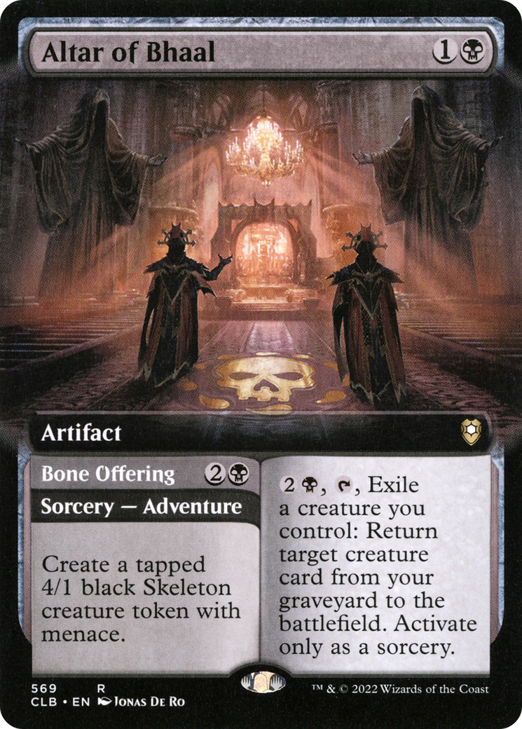 Altar of Bhaal (Extended Art) (CLB-569) - Commander Legends: Battle for Baldur's Gate: (Extended Art)