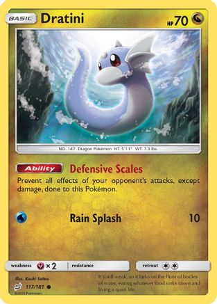 Dratini (117) (117) 117 - Reverse Holofoil SM Team Up - Common