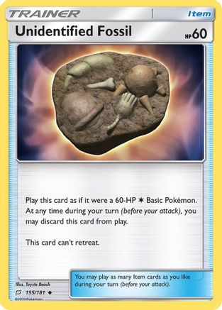 Unidentified Fossil SM Team Up - Uncommon