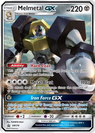 Melmetal GX SM178 - Holofoil SM Promos - Promo