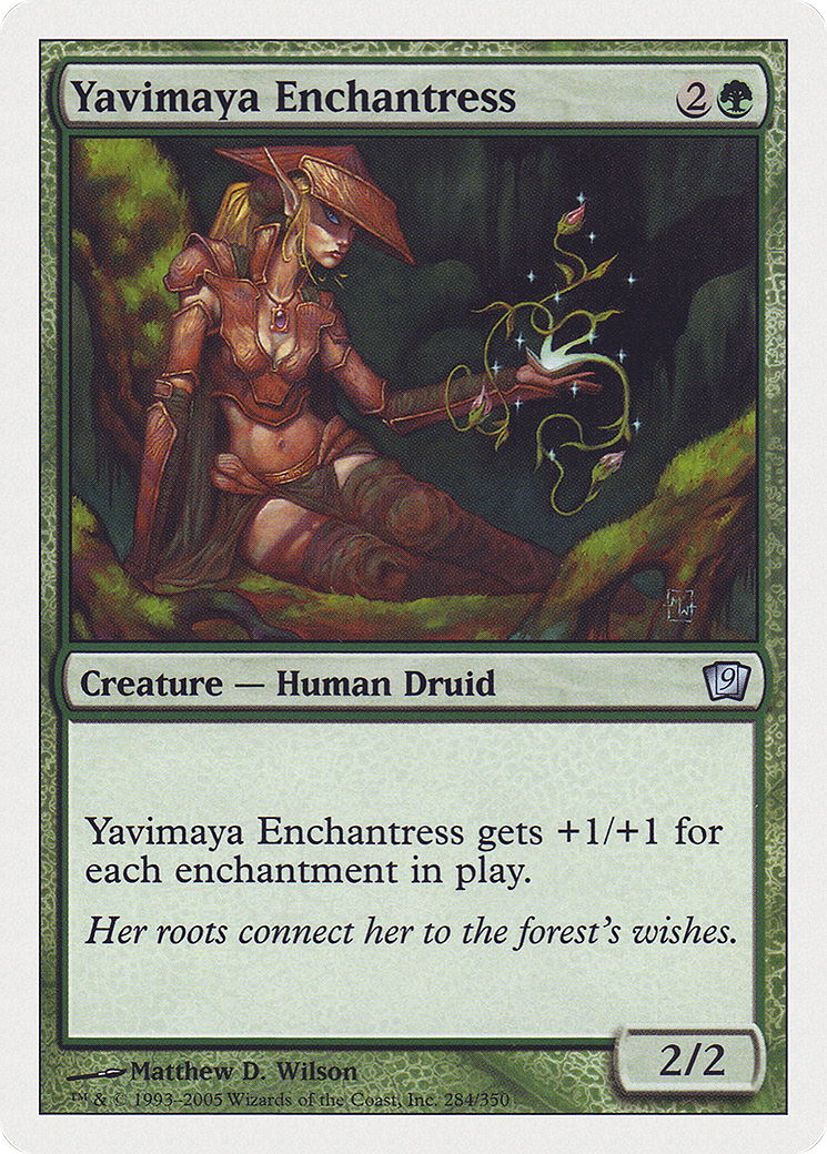 Yavimaya Enchantress (9ED-284) - 9th Edition Foil