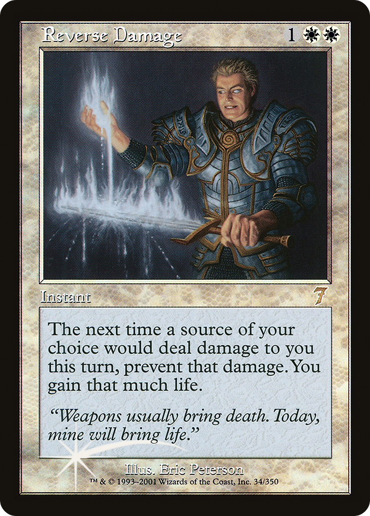 Reverse Damage (7ED-34★) - 7th Edition Foil