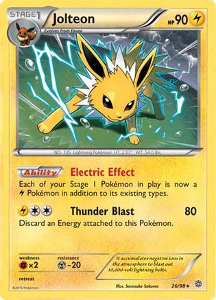 Jolteon (Cosmos Holo) 026/98 - Holofoil Miscellaneous Cards & Products - Promo
