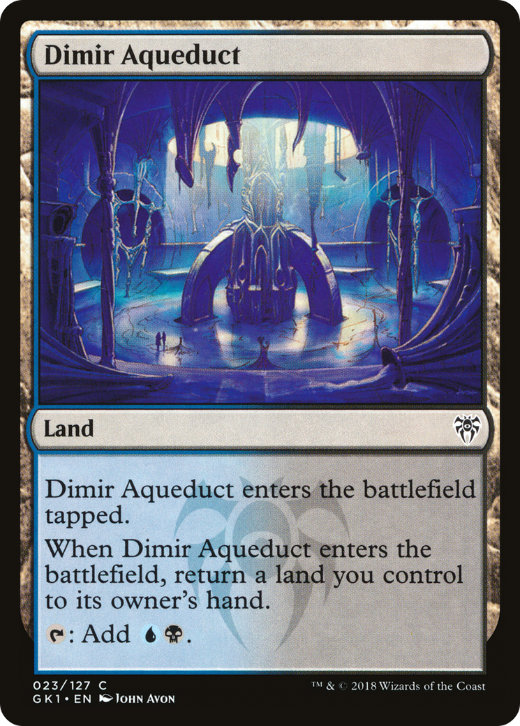 Dimir Aqueduct (GR1-023) - GRN Guild Kit
