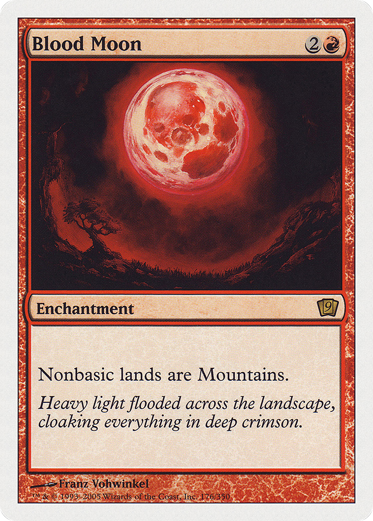Blood Moon (9ED-176) - 9th Edition Foil