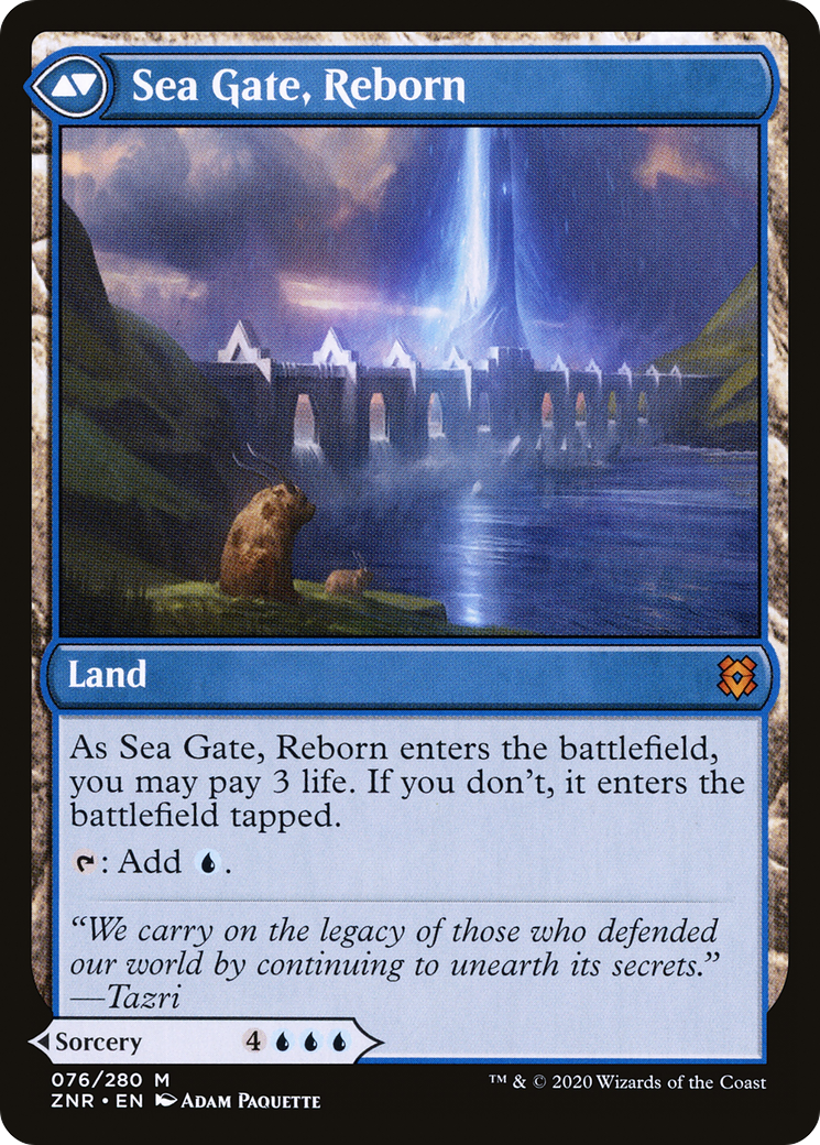 Sea Gate Restoration (ZNR-076) - Zendikar Rising