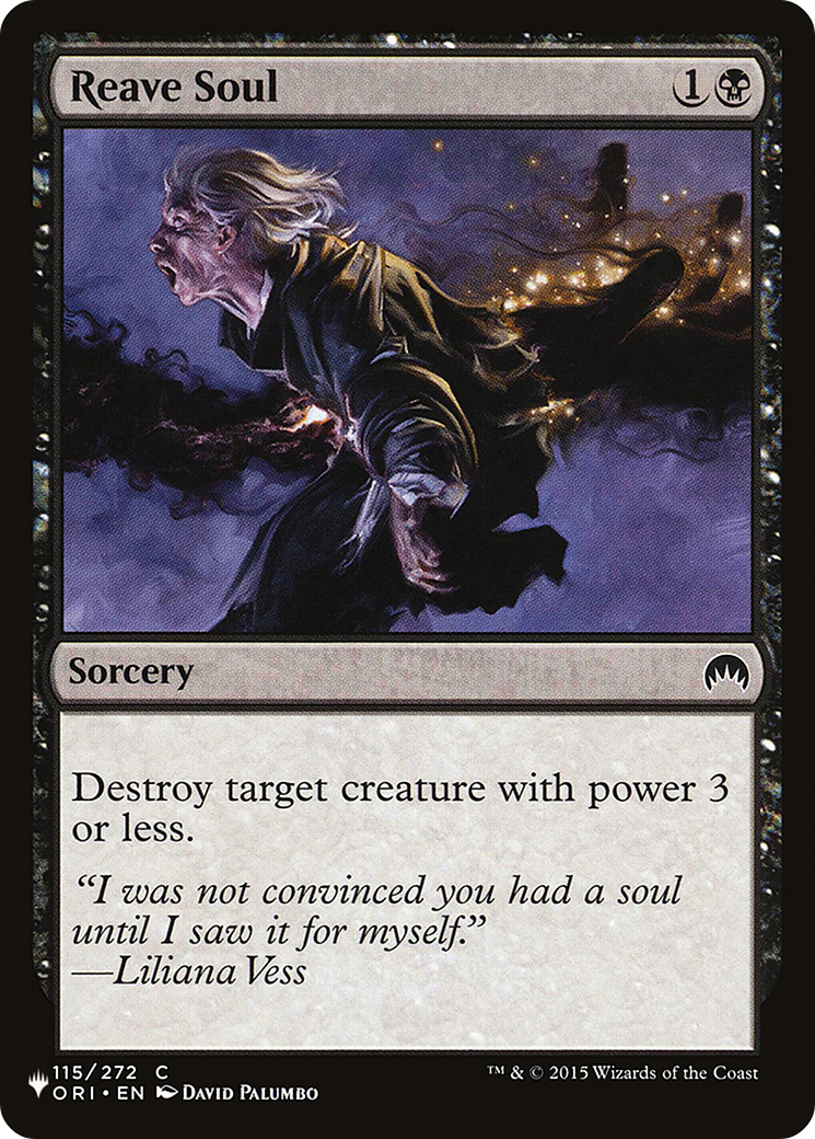 Reave Soul (LIST-ORI-115) - The List