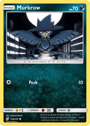 Murkrow (129) (129) 129/236 SM Unified Minds - Common