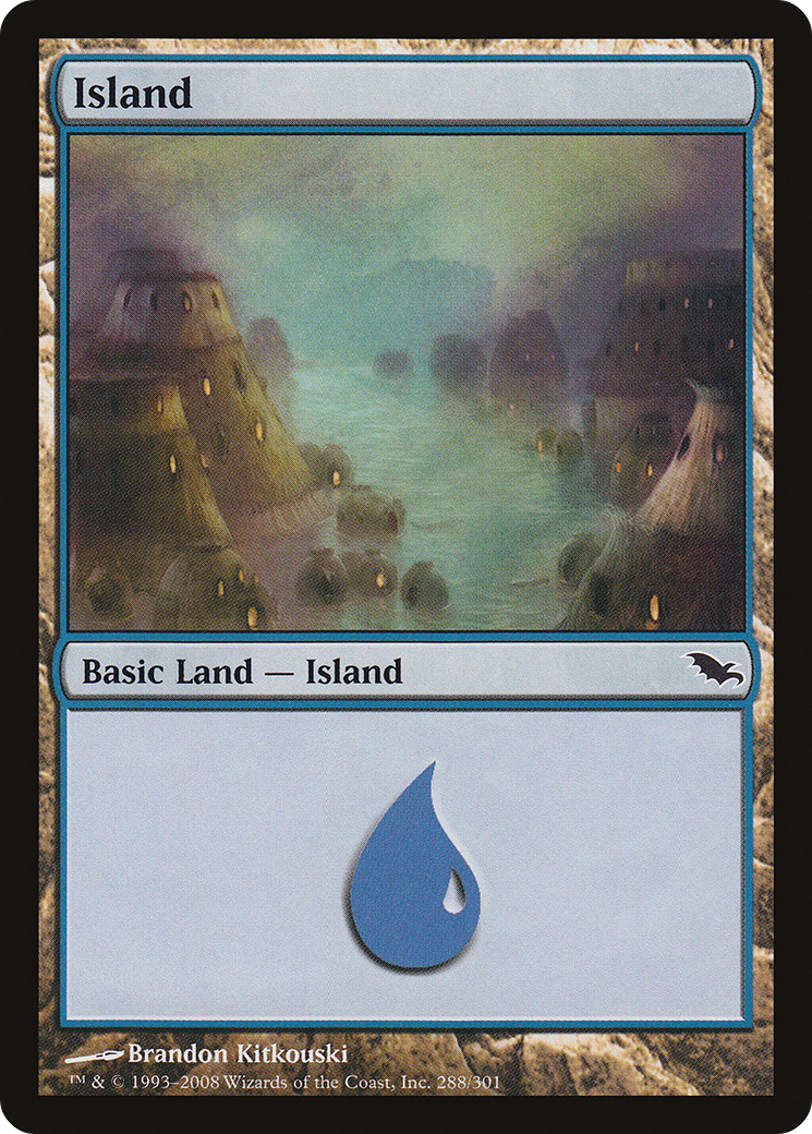 Island (288) (SHM-288) - Shadowmoor Foil