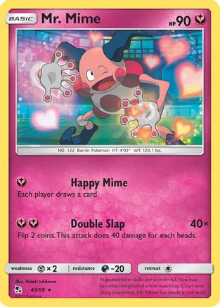Mr. Mime 043 Hidden Fates - Rare