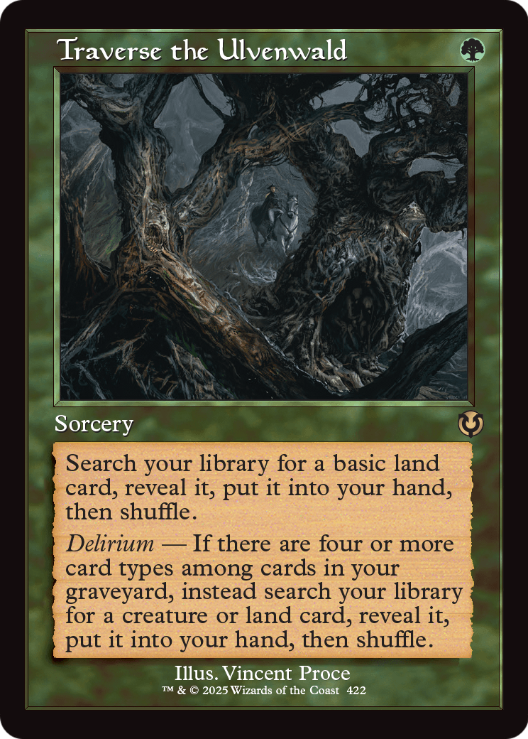 Traverse the Ulvenwald (Retro Frame) (INR-422) - Innistrad Remastered Foil