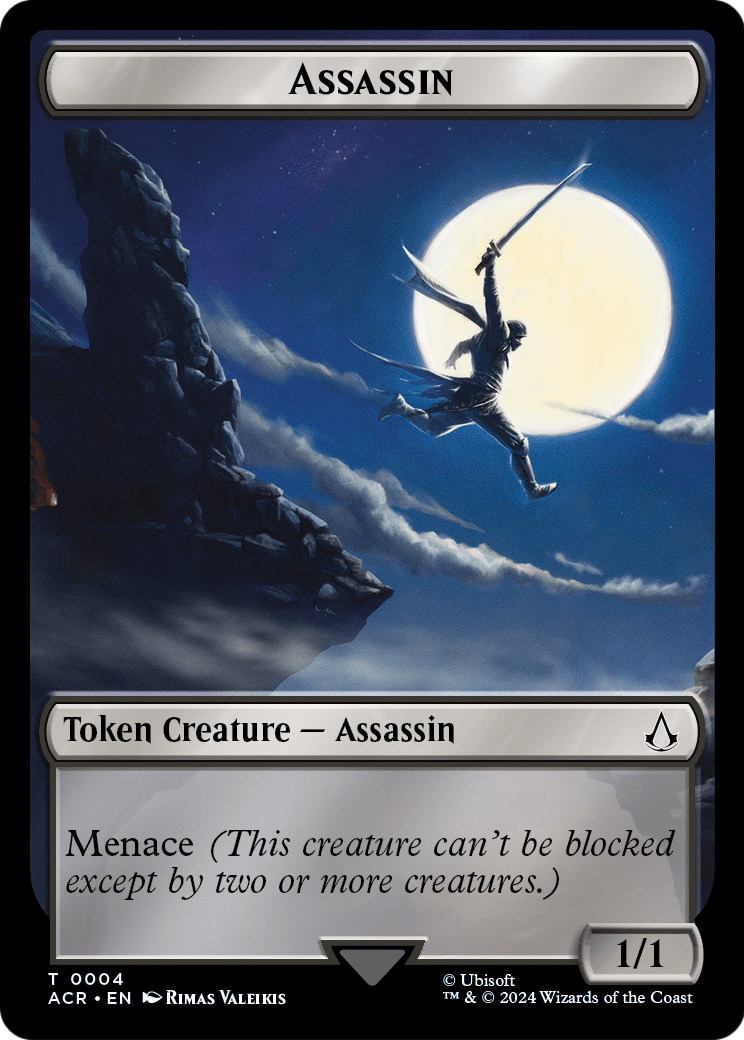 Assassin Token (ACR-004) - Assassin's Creed Tokens