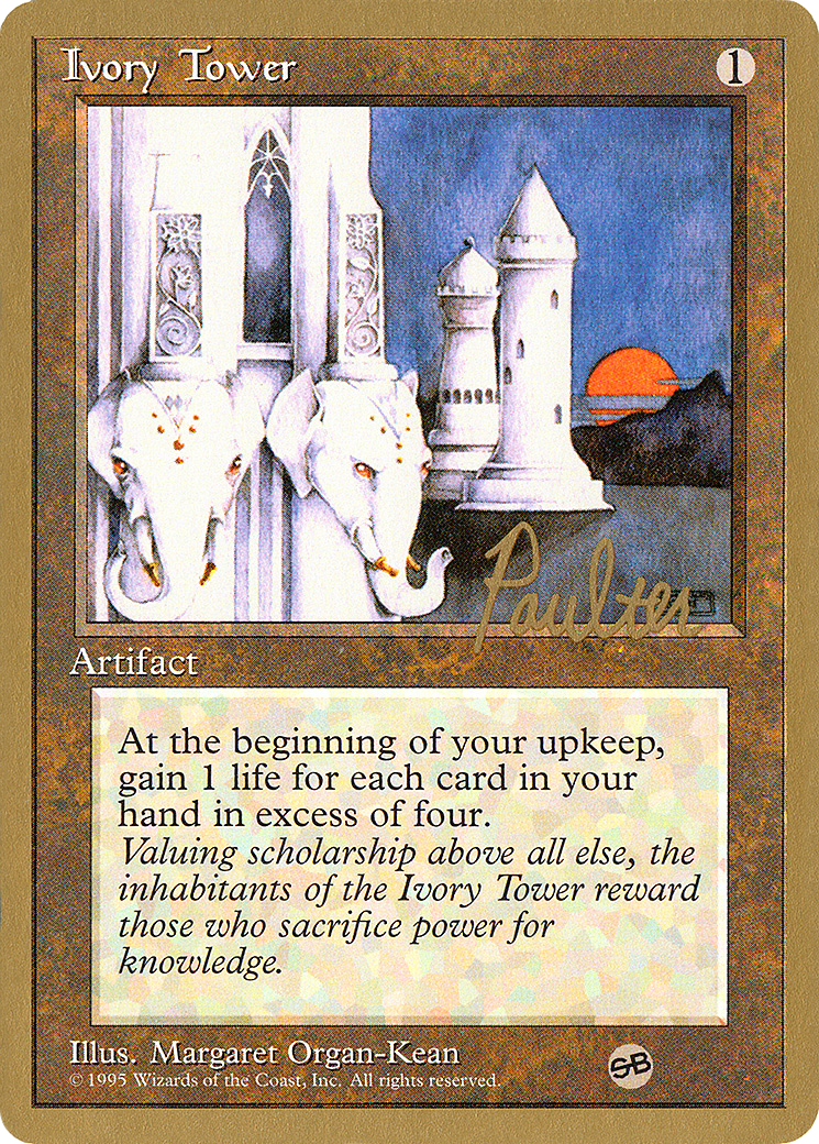 Ivory Tower - 1996 Preston Poulter (4ED) (SB) (WCD-) - Pro Tour Collector Set
