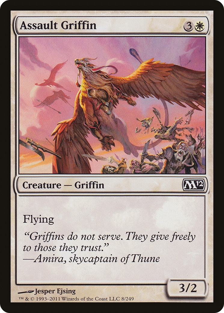 Assault Griffin (M12-008) - Magic 2012 Foil
