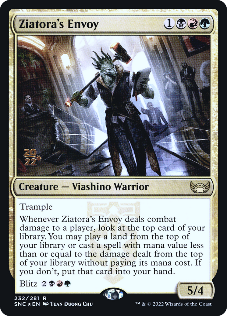 Ziatora's Envoy (PRE-232) - Streets of New Capenna Promos Foil