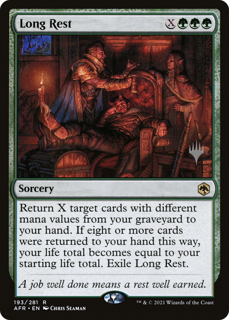 Long Rest (PPAFR-193P) - Adventures in the Forgotten Realms Promos