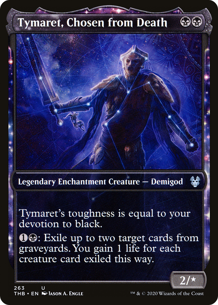 Tymaret, Chosen from Death (Showcase) (THB-263) - Theros Beyond Death: (enchantment, Showcase)