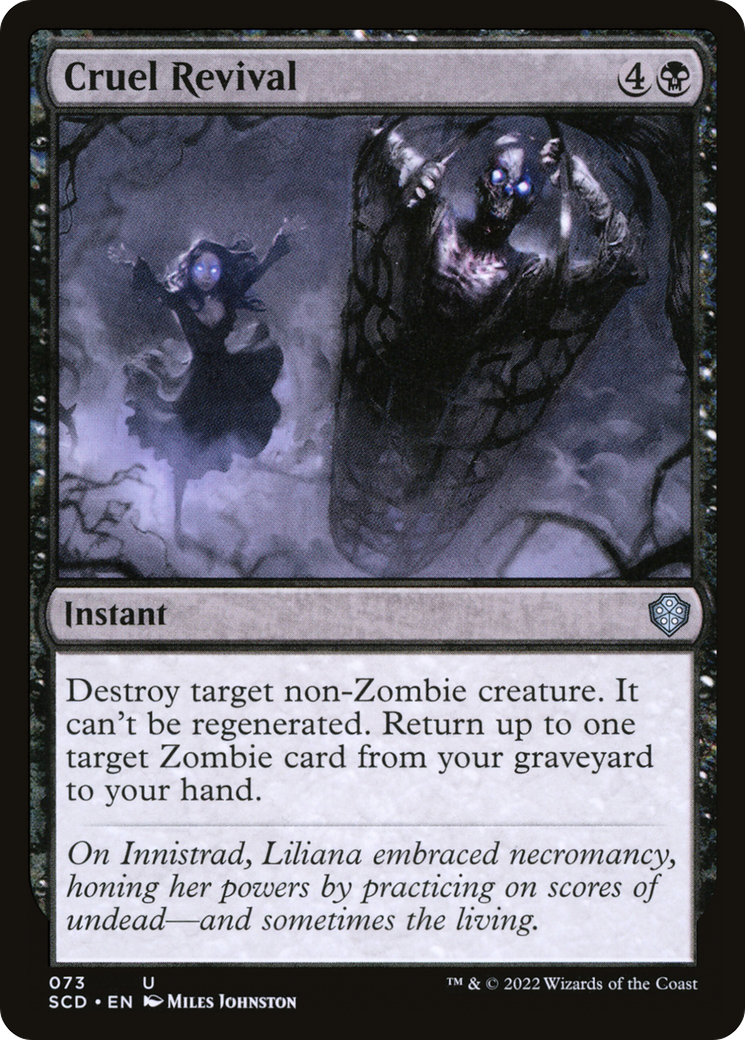 Cruel Revival (SCD-073) - Starter Commander Decks
