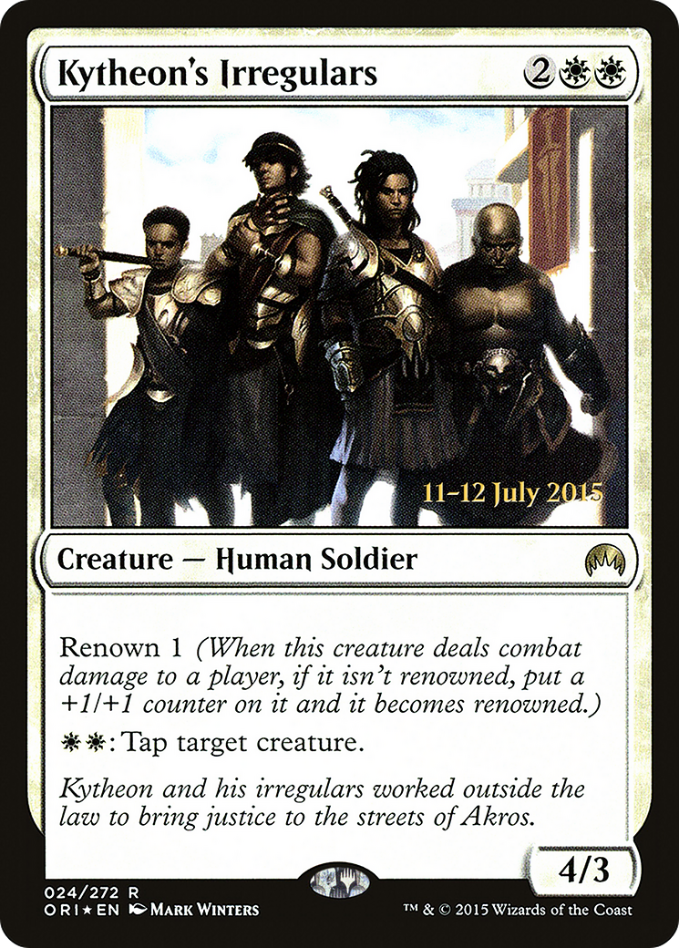 Kytheon's Irregulars (PRE-24S) - Magic Origins Promos Foil