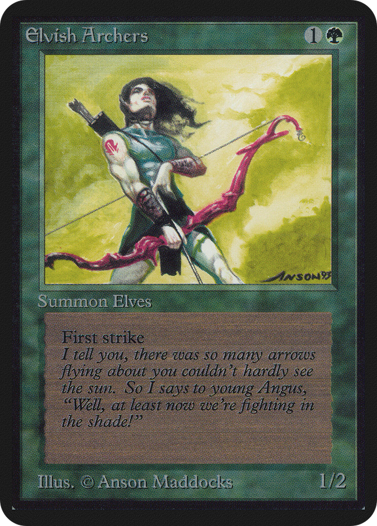 Elvish Archers (LEA-) - Limited Edition Alpha