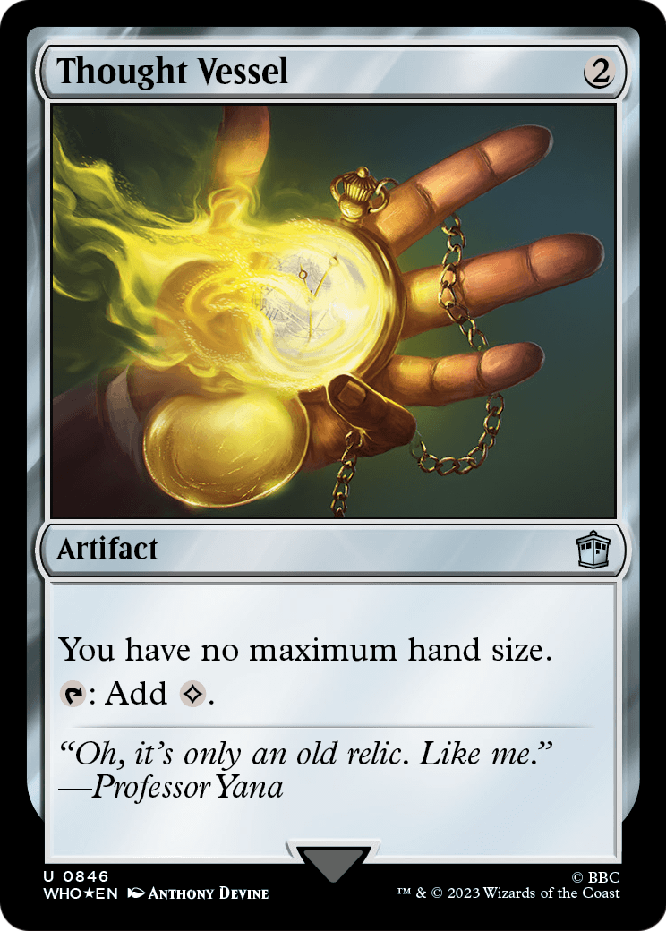 Thought Vessel (Surge Foil) (WHO-846) - Doctor Who Foil