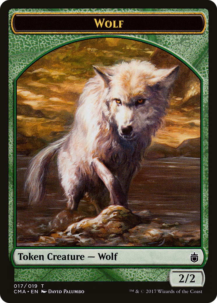 Wolf Token (017) (CMA-017) - Commander Anthology Tokens