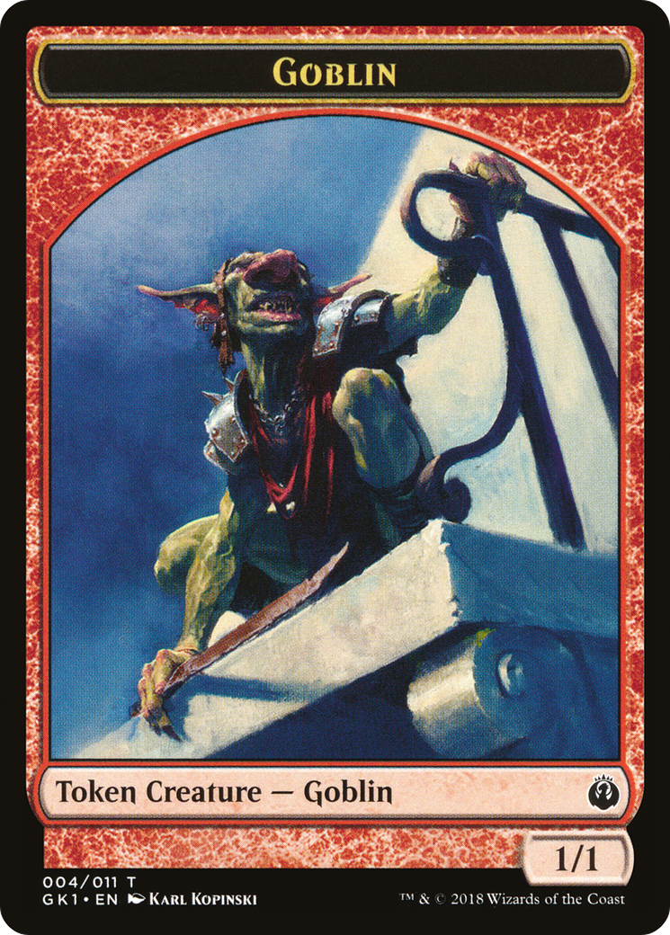 Weird // Goblin Double-Sided Token (GR1-3 // 4) - GRN Guild Kit Tokens