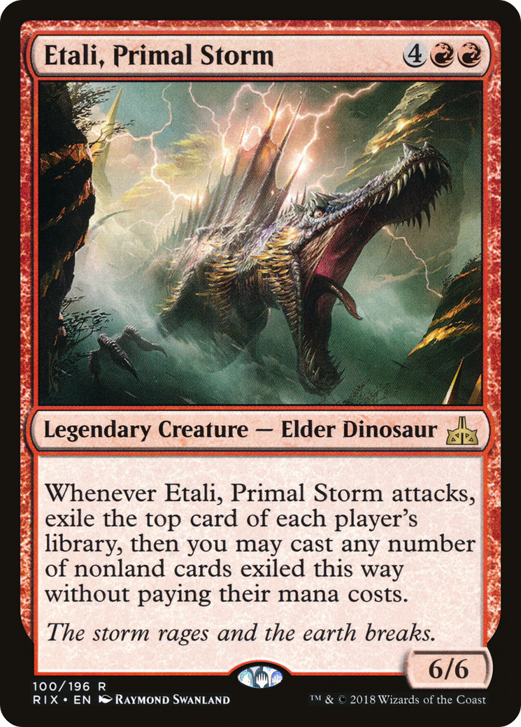 Etali, Primal Storm (RIX-100) - Rivals of Ixalan Foil