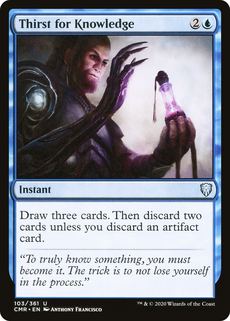 Thirst for Knowledge (CMR-103) - Commander Legends