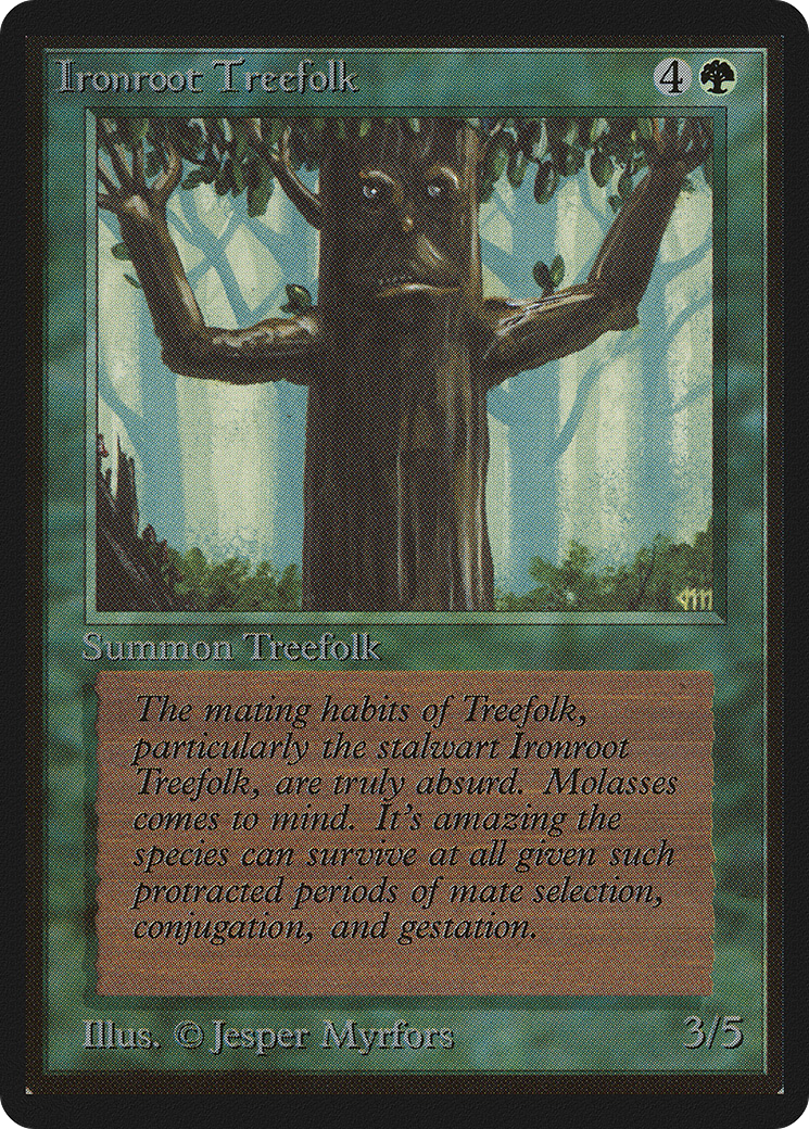 Ironroot Treefolk (LEB-) - Limited Edition Beta