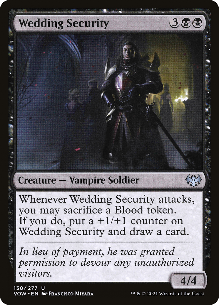Wedding Security (VOW-138) - Innistrad: Crimson Vow Foil