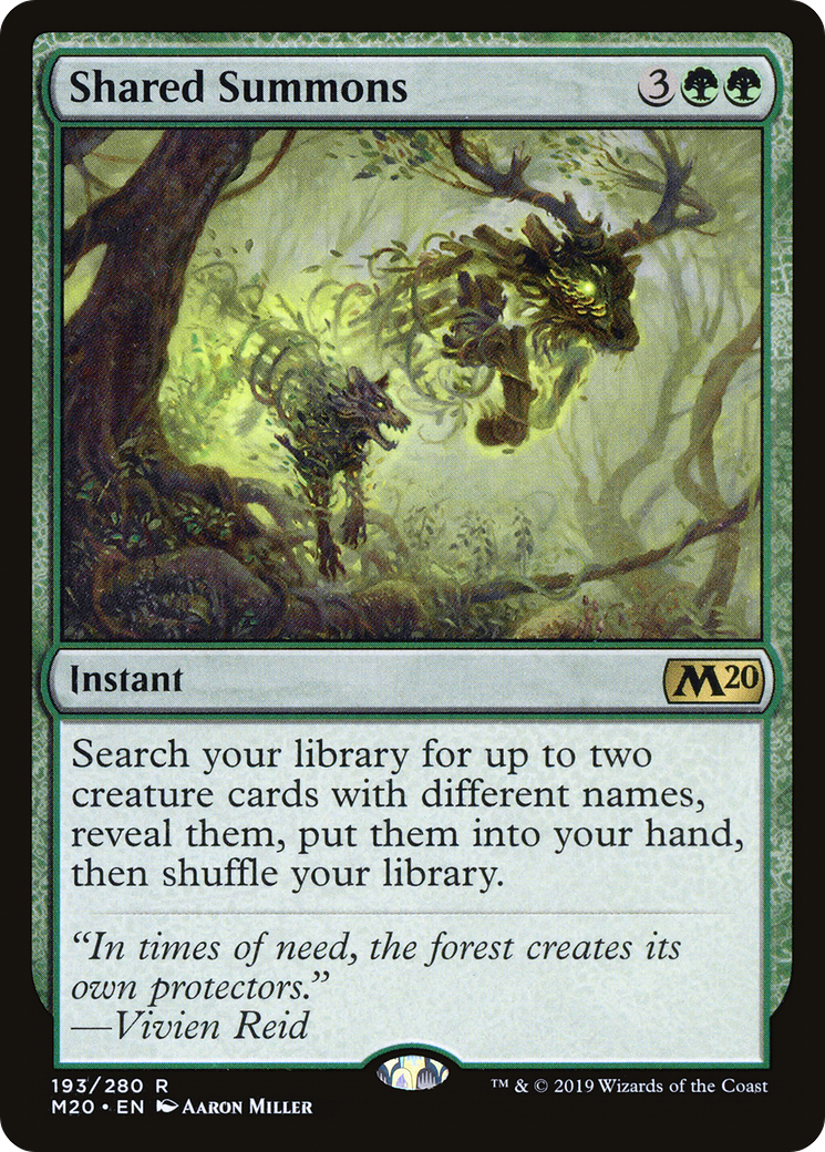 Shared Summons (M20-193) - Core Set 2020