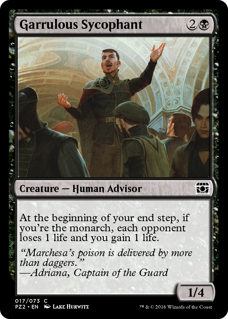 Garrulous Sycophant (PZ2-017) - Treasure Chest