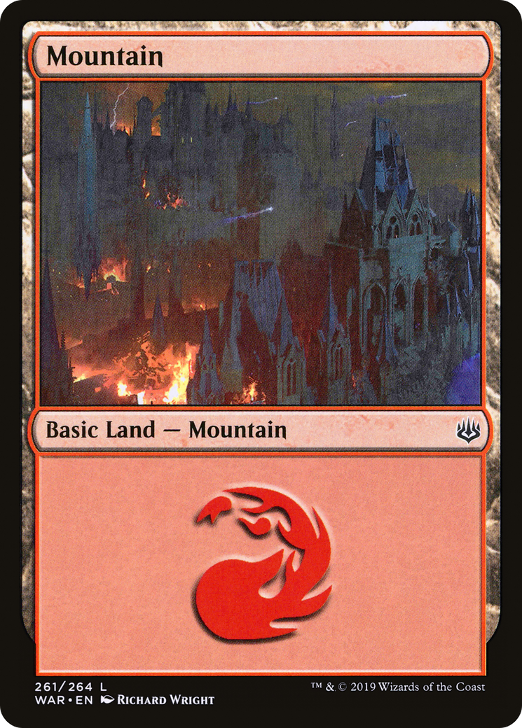 Mountain (261) (WAR-261) - War of the Spark Foil