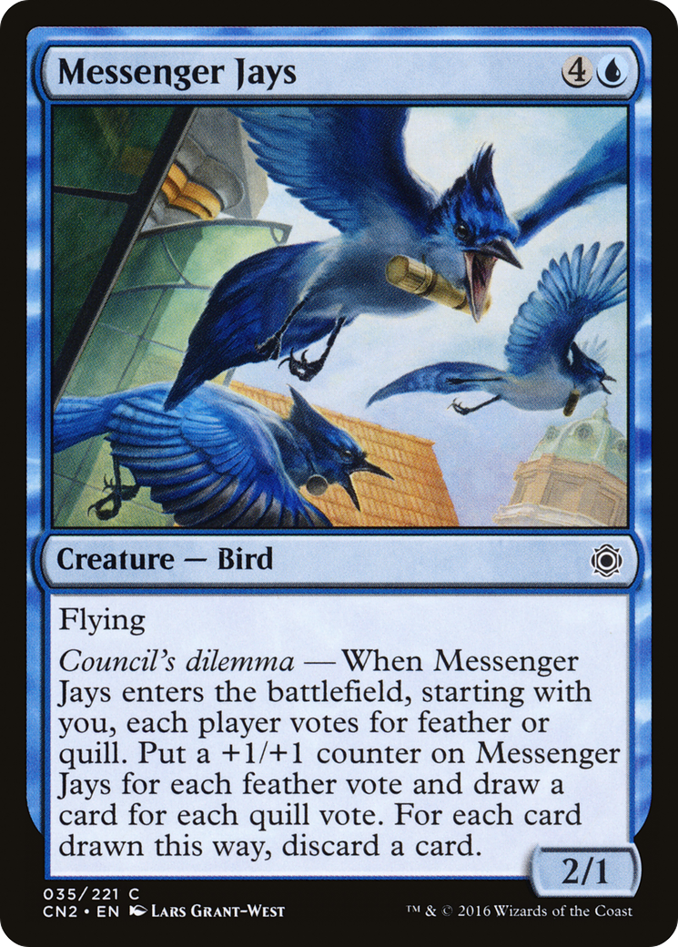 Messenger Jays (CN2-035) - Conspiracy: Take the Crown Foil