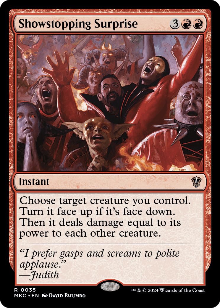 Showstopping Surprise (MKC-035) - Murders at Karlov Manor Commander