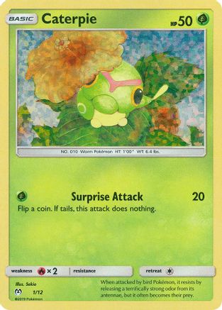 Caterpie - 1/12/12 - Holofoil McDonalds Promos 2019 - Promo