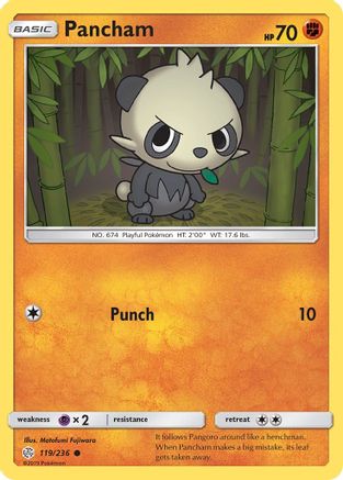Pancham 119 SM Cosmic Eclipse - Common