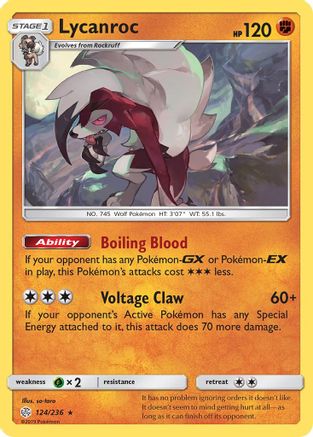 Lycanroc - Holofoil SM Cosmic Eclipse - Holo Rare