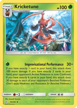 Kricketune/236 SM Cosmic Eclipse - Uncommon