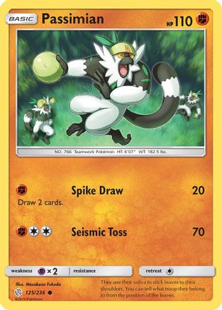 Passimian/236 - Reverse Holofoil SM Cosmic Eclipse - Common